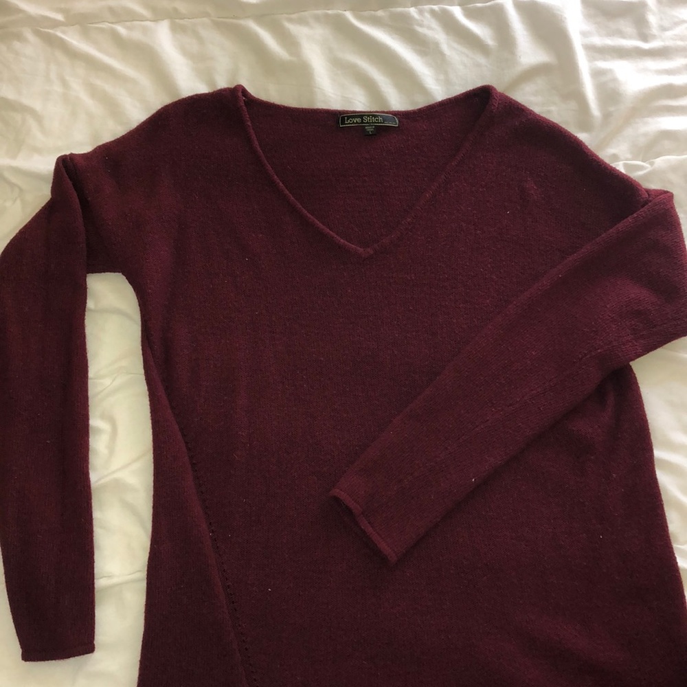 LOVE STITCH OVERSIZED SWEATER